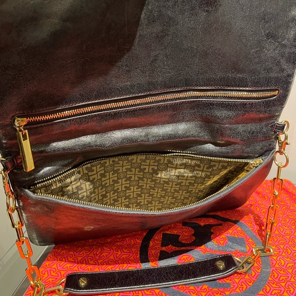 TORY BURCH clutch / shoulder bag. Black. Very good condition. - Picture 3 of 3